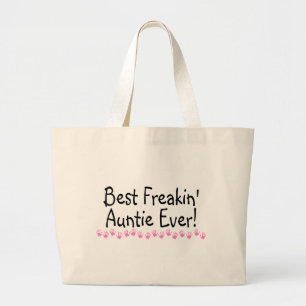 Beste Freakin Tante Every Jumbo Stoffbeutel