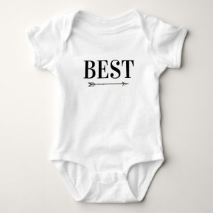 BESTE FREUND-BABY-BODYSUIT-ZWILLING STATTET BABY STRAMPLER