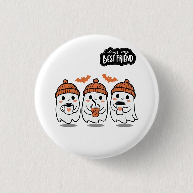 Beste-Freund-Geister Button (Vorderseite)