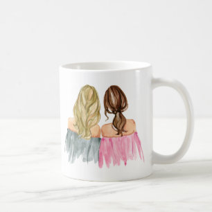 Beste Freund-Geschenk-Mode-illustrierte Tasse