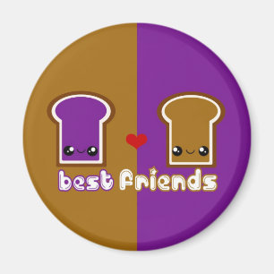 Beste Freund-Linie PB&J Tabu-Japans Magnet