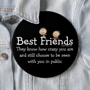 Beste Freund-Sprichwort Button