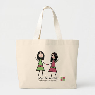 "Beste Freund-" Strand-Tasche Jumbo Stoffbeutel