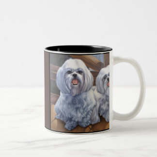 Beste Freund-Tasse Zweifarbige Tasse
