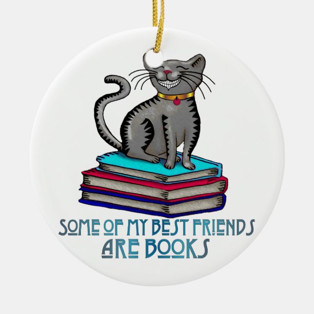 Beste Freund-Verzierung Keramikornament (Vorne)