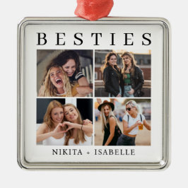 Beste Freunde Bestie Foto-Collage Andenken Geschen Ornament Aus Metall