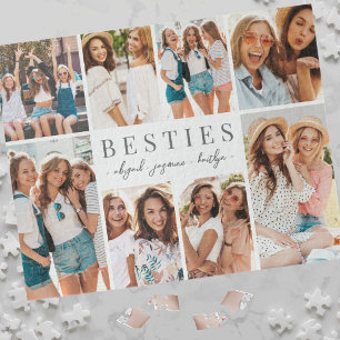 Beste Freunde Besties Foto-Collage Puzzle