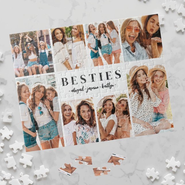 Beste Freunde BFF Foto Puzzle (Best Friends BFF Photo Jigsaw Puzzle )
