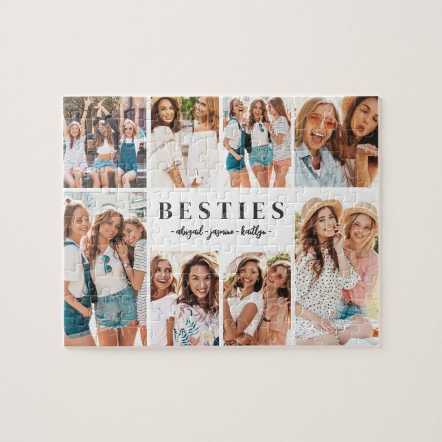 Beste Freunde BFF Foto Puzzle (Horizontal)