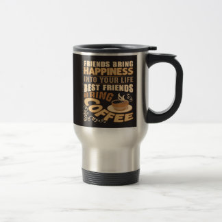 Beste Freunde bringen Kaffee Lustiger Kaffee Reisebecher