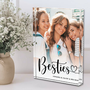 Beste Freunde Elegante BFF-Foto Fotoblock