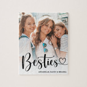 Beste Freunde Elegante BFF-Foto Puzzle