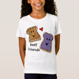 Beste Freunde, Erdnussbutter-Gelee-Cartoon-T - T-Shirt