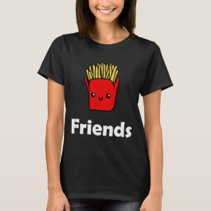 Beste Freunde Ever Hamburger Pommes Frites Soda T-Shirt
