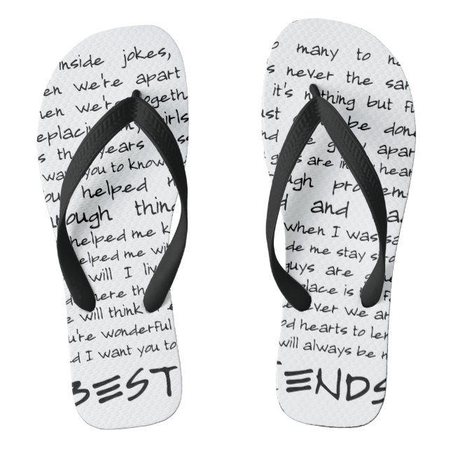 Beste Freunde Flip Flops (Fußbett)