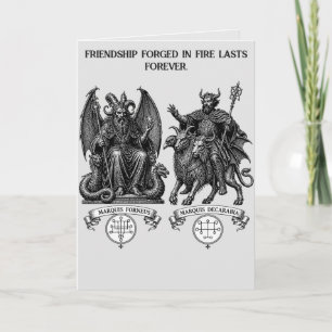 Beste Freunde Forneus und Decarabia Karte