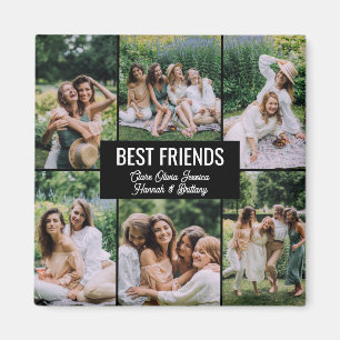 Beste Freunde Foto Magnet