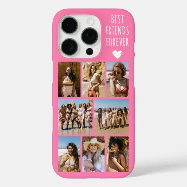 Beste Freunde für immer 8 Foto Rosa Case-Mate iPhone Hülle (Rückseite)