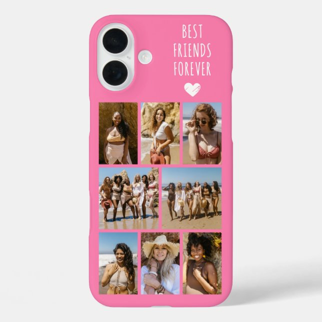 Beste Freunde für immer 8 Foto Rosa Case-Mate iPhone Hülle (Rückseite)