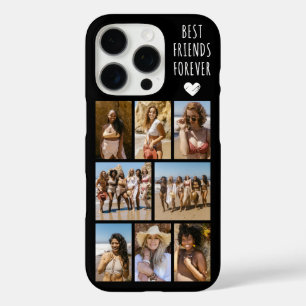 Beste Freunde für immer 8 Foto Schwarz iPhone 16 Pro Hülle