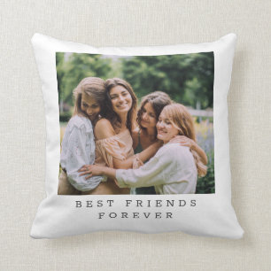 Beste Freunde für immer Benutzerdefiniertes Foto P Kissen