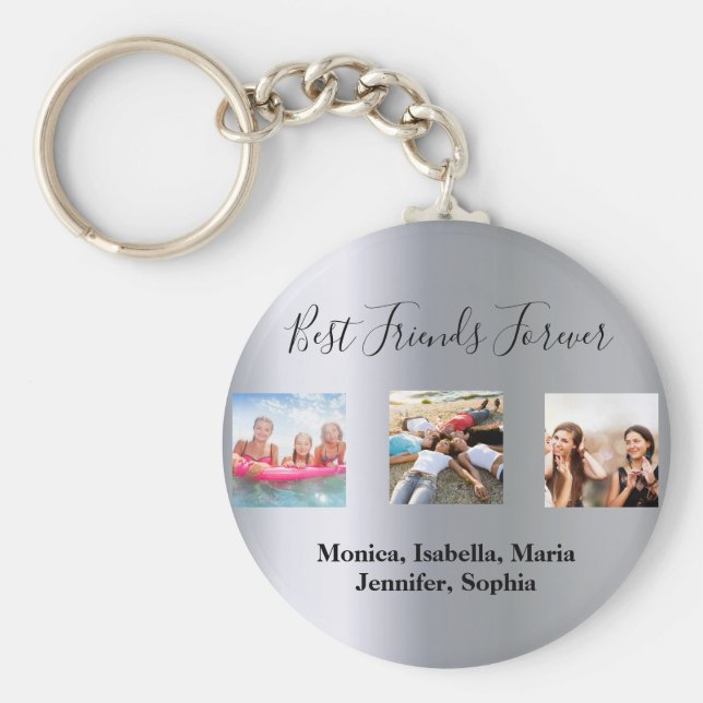 Beste Freunde für immer BESTE FREUNDIN benutzerdef Schlüsselanhänger (Vorne)