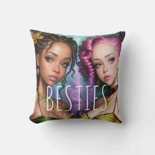 Beste Freunde für immer Besties Foto-Wurfkissen Kissen