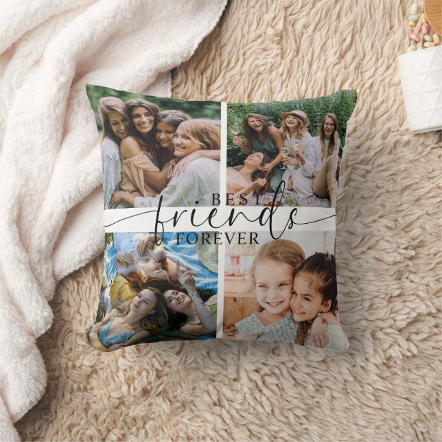 Beste Freunde für immer Besties-Geschenk | FotoCol Kissen (Decke)