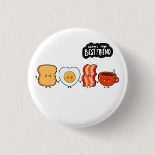 Beste Freunde für immer, Foodie-Freundschaft Button