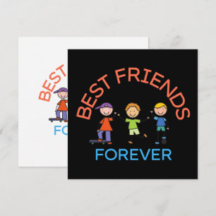 BESTE FREUNDE FÜR IMMER, FREUNDSCHAFT, FREUNDESTAG EINLADUNG