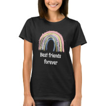 Beste Freunde für immer Gold Regenbogen Sterne 