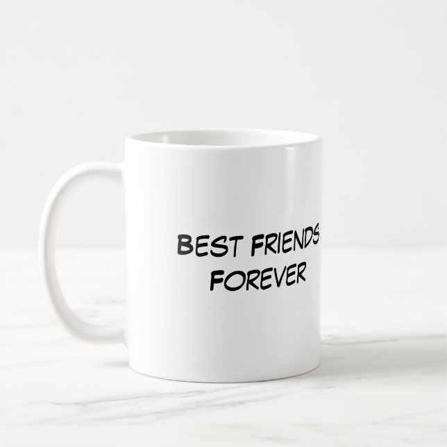 Beste Freunde für immer Kaffeetasse (Links)