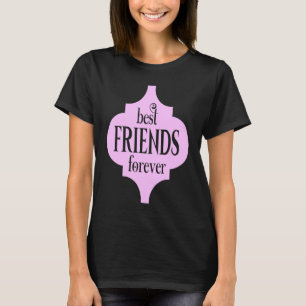 Beste Freunde für immer Niedlich Pink Beste Freund T-Shirt