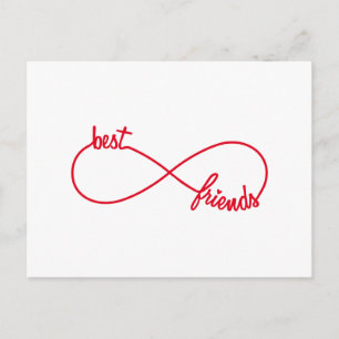 Beste Freunde für immer Postkarte