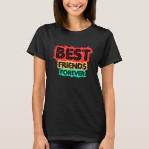 BESTE FREUNDE FÜR IMMER RETRO-FREUNDE, FREUNDSCHAF T-Shirt