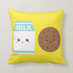 Beste Freunde für immer, süße Milch und Kekse Kissen