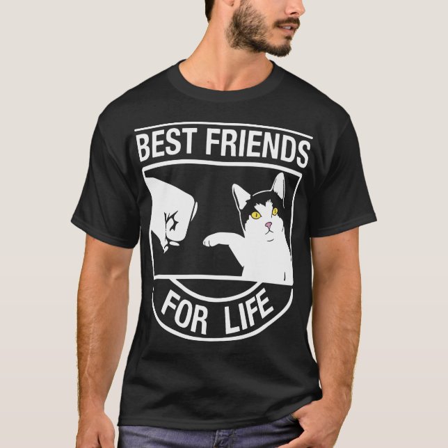Beste Freunde für Life_ Katze T - Shirts (Vorderseite)
