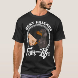 Beste Freunde fürs Leben Mensch und Hund T-Shirt
