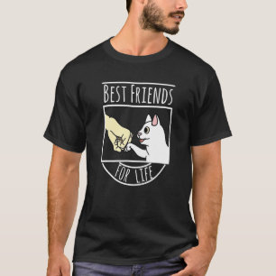 Beste Freunde fürs Leben Weiße Katzen-Pet T-Shirt