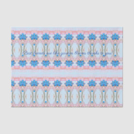 Beste Freunde Hübsches Blumenzapier Seidenpapier