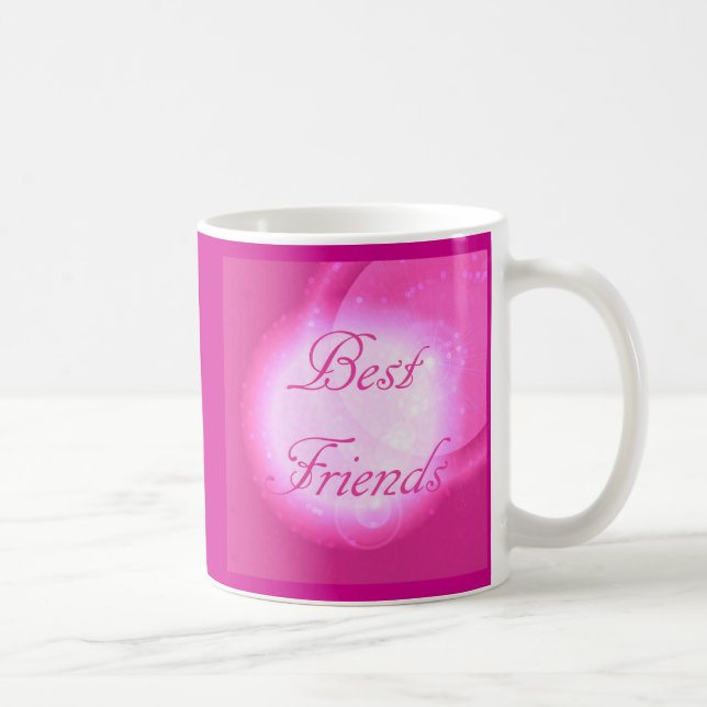 "Beste Freunde" im Pink Tasse (Rechts)