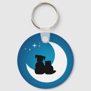 Beste Freunde - Katzen- und HundeSchlüsselanhäng Schlüsselanhänger