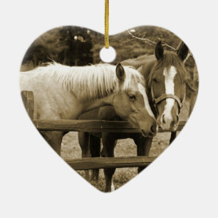 Beste Freunde Keramikornament