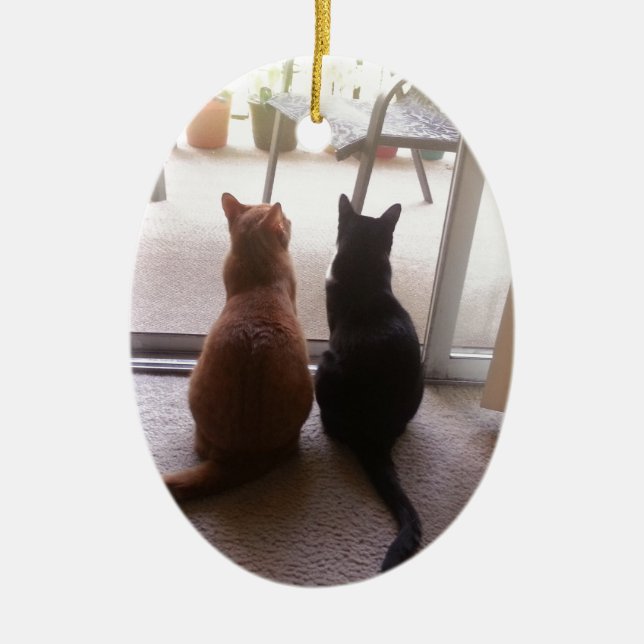 Beste Freunde Keramikornament (Vorne)