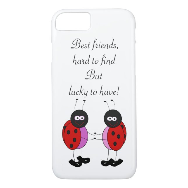 Beste Freunde Ladybugs Case-Mate iPhone Hülle (Rückseite)