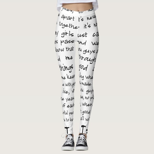 Beste Freunde Leggings (Vorderseite)