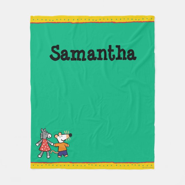 Beste Freunde Maisy und Dotty Griff-Hände Fleecedecke (Vorderseite)