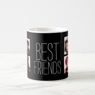 Beste Freunde mit 8 Fotos Tasse