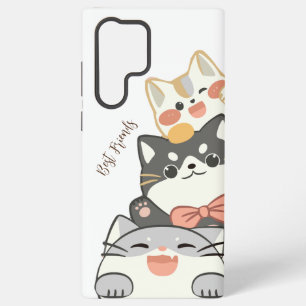 Beste Freunde mit meinen lieben Katzen  Samsung Galaxy Hülle