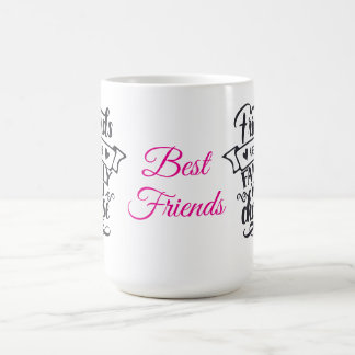 Beste Freunde Mug Freunde sind Familie! Verwandlungstasse